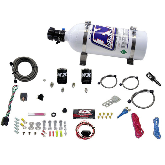 Dodge-HemiSrt8-Single-Nozzle-Fly-By-Wire-Nitrous-Kit-(35-150Hp)-W5Lb-Bottle
