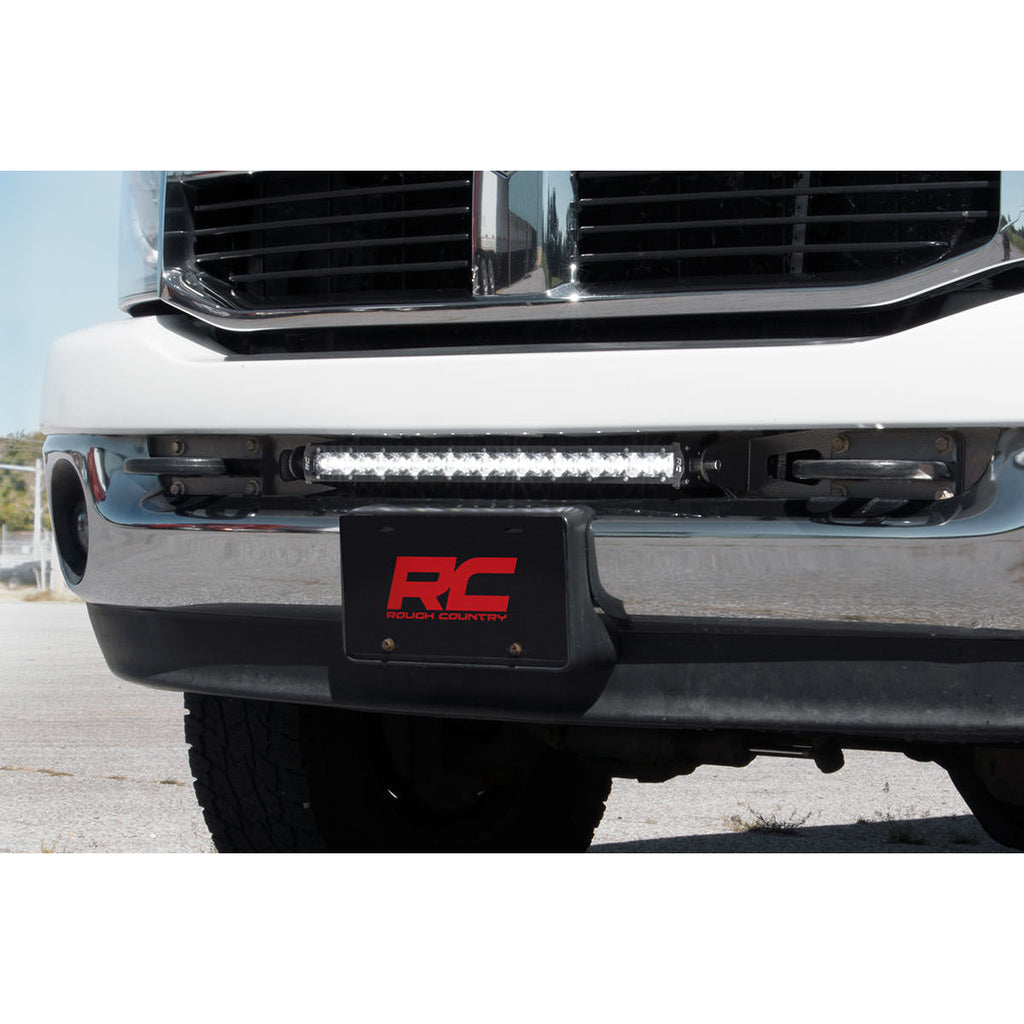Dodge-Hidden-Bumper-Kit-W-20-Inch-Led-Light-Bar-Chrome-Series-(03-18-Ram-25003500)-Rough-Country