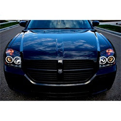 Dodge-Magnum-05-07-Projector-Headlights-Ccfl-Halo-Led-Blk-Pro-Yd-Dmag05-Ccfl-Bk