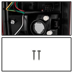 Dodge-Ram-02-06-1500-Version-2-Led-Tail-Light---Red-Clear-Alt-Yd-Dram02v2-Led-Rc