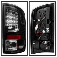 Load image into Gallery viewer, Dodge-Ram-07-08-1500-Version-2-Led-Tail-Lights---Black-Alt-Yd-Dram06v2-Led-Bk