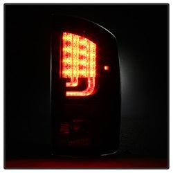 Dodge-Ram-07-08-1500-Version-2-Led-Tail-Lights---Black-Alt-Yd-Dram06v2-Led-Bk