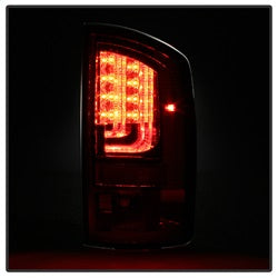 Dodge-Ram-07-08-1500-Version-2-Led-Tail-Lights---Red-Clear-Alt-Yd-Dram06v2-Led-Rc