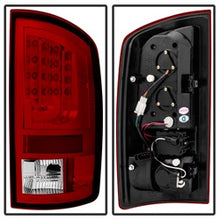 Load image into Gallery viewer, Dodge-Ram-07-08-1500-Version-2-Led-Tail-Lights---Red-Clear-Alt-Yd-Dram06v2-Led-Rc