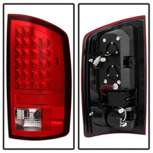 Load image into Gallery viewer, Dodge-Ram-07-08-1500Ram-07-09-25003500-Led-Tail-Lights-Red-Clear-Alt-Yd-Dram06-Led-Rc