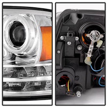 Load image into Gallery viewer, Dodge-Ram-09-12-Projector-Headlights-Light-Bar-Drl-Chrome-Pro-Yd-Dr09-Lbdrl-C