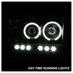Dodge-Ram-1500-02-05-03-05-Projector-Headlights-Ccfl-Halo-Led-Blk-Pro-Yd-Dr02-Ccfl-Bk