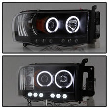Load image into Gallery viewer, Dodge-Ram-1500-02-05-03-05-Projector-Headlights-Ccfl-Halo-Led-Blk-Pro-Yd-Dr02-Ccfl-Bk