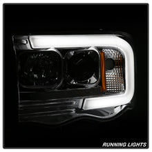 Load image into Gallery viewer, Dodge-Ram-1500-02-05-V2-Projector-Headlights---Light-Bar-Drl---Chrome-Pro-Yd-Dr02v2-Lb-C