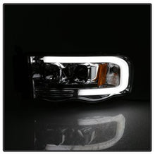 Load image into Gallery viewer, Dodge-Ram-1500-02-05-V2-Projector-Headlights---Light-Bar-Drl---Chrome-Pro-Yd-Dr02v2-Lb-C
