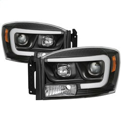 Dodge-Ram-1500-06-08-V2-Projector-Headlights---Light-Bar-Drl---Black-(Pro-Yd-Dr06v2-Lb-Bk)