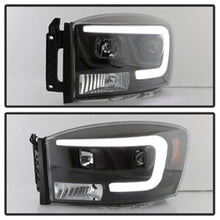 Load image into Gallery viewer, Dodge-Ram-1500-06-08-V2-Projector-Headlights---Light-Bar-Drl---Black-(Pro-Yd-Dr06v2-Lb-Bk)