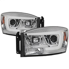 Load image into Gallery viewer, Dodge-Ram-1500-06-08-V2-Projector-Headlights---Light-Bar-Drl---Chrome-(Pro-Yd-Dr06v2-Lb-C)