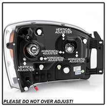 Load image into Gallery viewer, Dodge-Ram-1500-06-08-V2-Projector-Headlights---Light-Bar-Drl---Chrome-(Pro-Yd-Dr06v2-Lb-C)