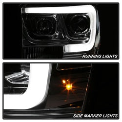 Dodge-Ram-1500-06-08-V2-Projector-Headlights---Light-Bar-Drl---Chrome-(Pro-Yd-Dr06v2-Lb-C)