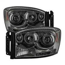 Load image into Gallery viewer, Dodge-Ram-1500-06-08Ram-2500-06-09-Projector-Headlights-Led-Halo-Led-Smke-Pro-Yd-Dr06-Hl-Sm