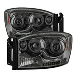 SPYDER 5010025 Projector Headlights - LED Halo - Smoke
