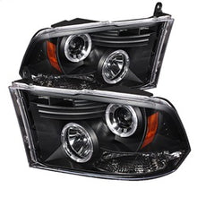 Load image into Gallery viewer, Dodge-Ram-1500-09-14-10-14-Projector-Headlights-Halogen--Led-Halo-Led---Blk-Pro-Yd-Dr09-Hl-Bk