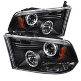SPYDER 5010032 Projector Headlights - LED Halo - Black