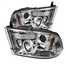 Load image into Gallery viewer, Dodge-Ram-1500-09-14-10-14-Projector-Headlights-Halogen--Led-Halo-Led---Chrm-Pro-Yd-Dr09-Hl-C