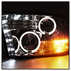Dodge-Ram-1500-09-14-10-14-Projector-Headlights-Halogen--Led-Halo-Led--Smke-Pro-Yd-Dr09-Hl-Sm