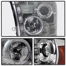 Dodge-Ram-1500-09-14-10-14-Projector-Headlights-Halogen--Led-Halo-Led--Smke-Pro-Yd-Dr09-Hl-Sm
