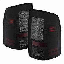 Load image into Gallery viewer, Dodge-Ram-1500-09-14-Led-Tail-Lights-Incandescent--Blk-Smke-Alt-Yd-Dram09-Led-Bsm