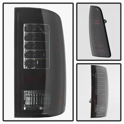 Dodge-Ram-1500-09-14-Led-Tail-Lights-Incandescent--Blk-Smke-Alt-Yd-Dram09-Led-Bsm