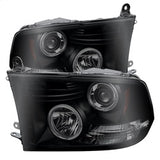 SPYDER 5078407 Projector Headlights - LED Halo - Black Smoke