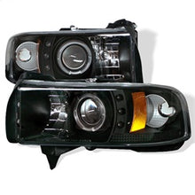 Load image into Gallery viewer, Dodge-Ram-1500-94-01-94-02-Projector-Headlights-Led-Halo-Led-Blk-Pro-Yd-Dr94-Hl-Am-Bk