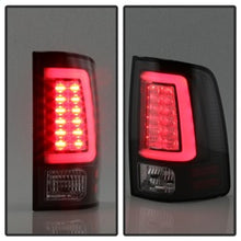 Load image into Gallery viewer, Dodge-Ram-2013-2014-Light-Bar-Led-Tail-Lights---Black-Alt-Yd-Dram13v2-Led-Bk