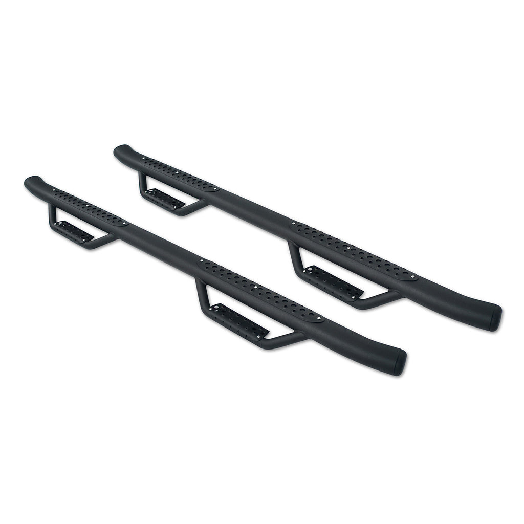 Dominator-D4-Cab-Length-Side-Steps-W-Mounting-Brackets-Kit---Textured-Black