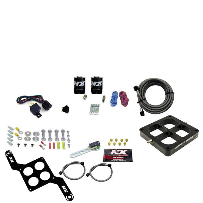 Dominator-Single-Entry-Billet-Crossbar-Pro-Power-Nitrous-Kit-(100-500Hp)-WO-Bottle