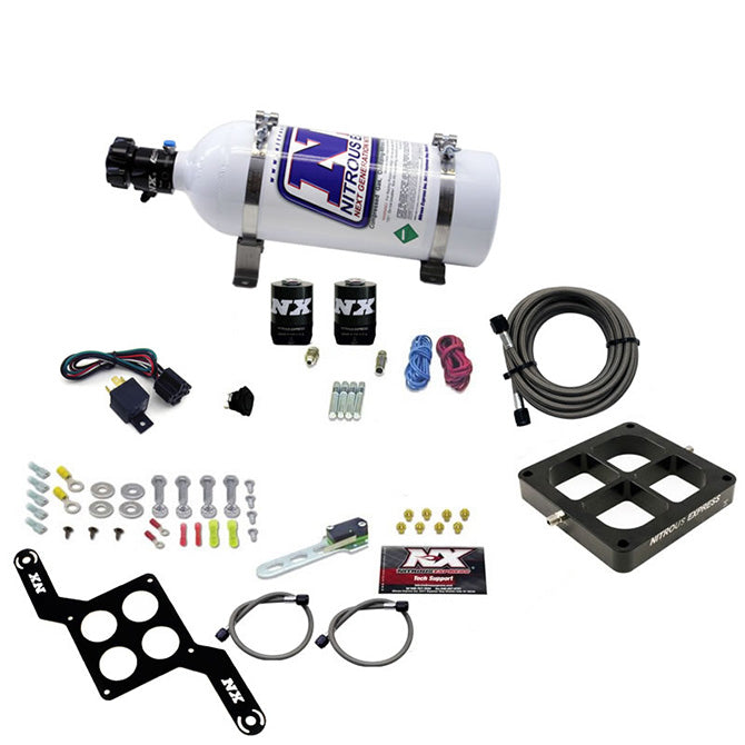 Dominator-Single-Entry-Crossbar-Pro-Power-Nitrous-Kit-(100-500Hp)-W5Lb-Bottle