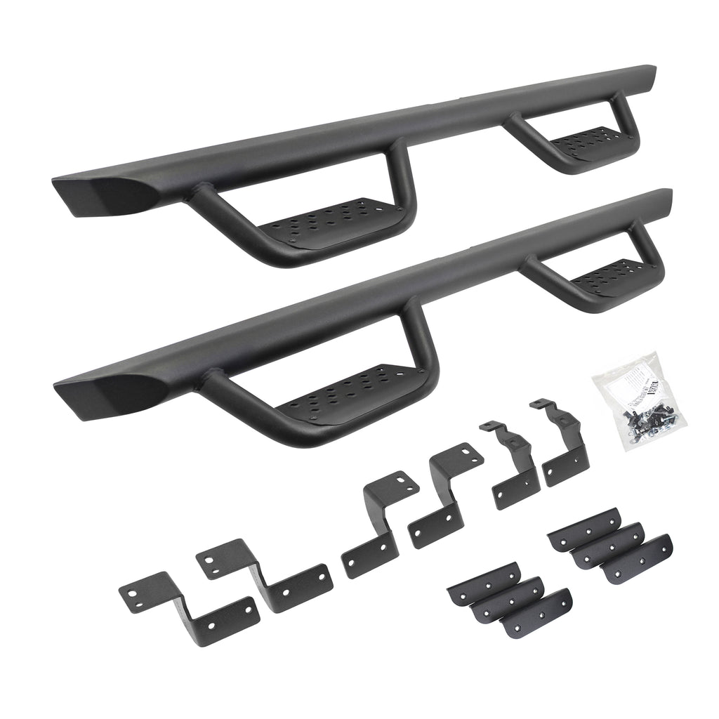 Dominator-Xtreme-D2-Side-Steps-With-Rocker-Panel-Mounting-Bracket-Kit