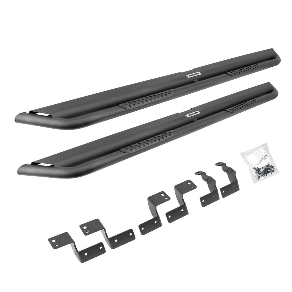 Dominator-Xtreme-Ds-Side-Steps-With-Rocker-Panel-Mounting-Bracket-Kit