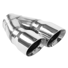 Load image into Gallery viewer, Double-Wall-3In-Dual-Round-Polished-Tip-2.25In-Inlet