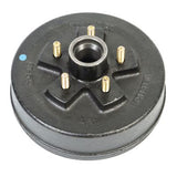 HUSKY TOWING 30792 Drum 600 To 1100 LB Cap Elect Brake Only 5x4-1/2 Dia Bolt Pat 1/2