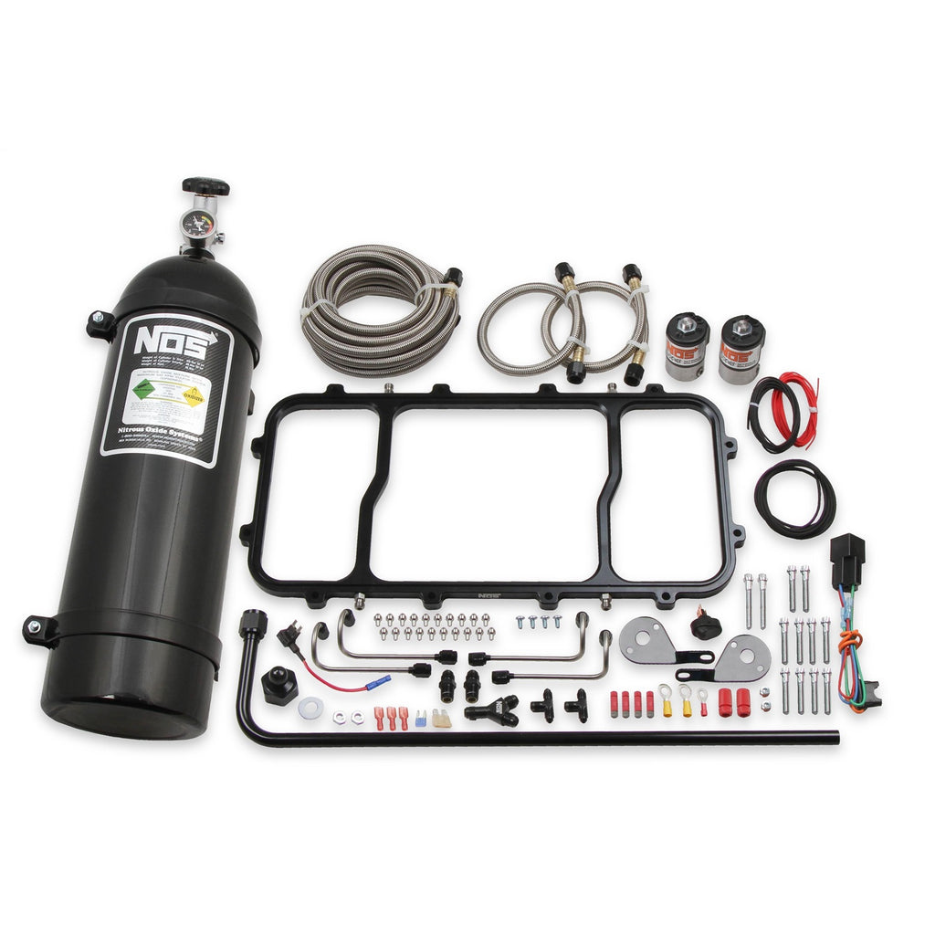 Dry-Nitrous-Plate-System-For-Holley-Ls-Hi-Ram-Intake-Manifold---Black