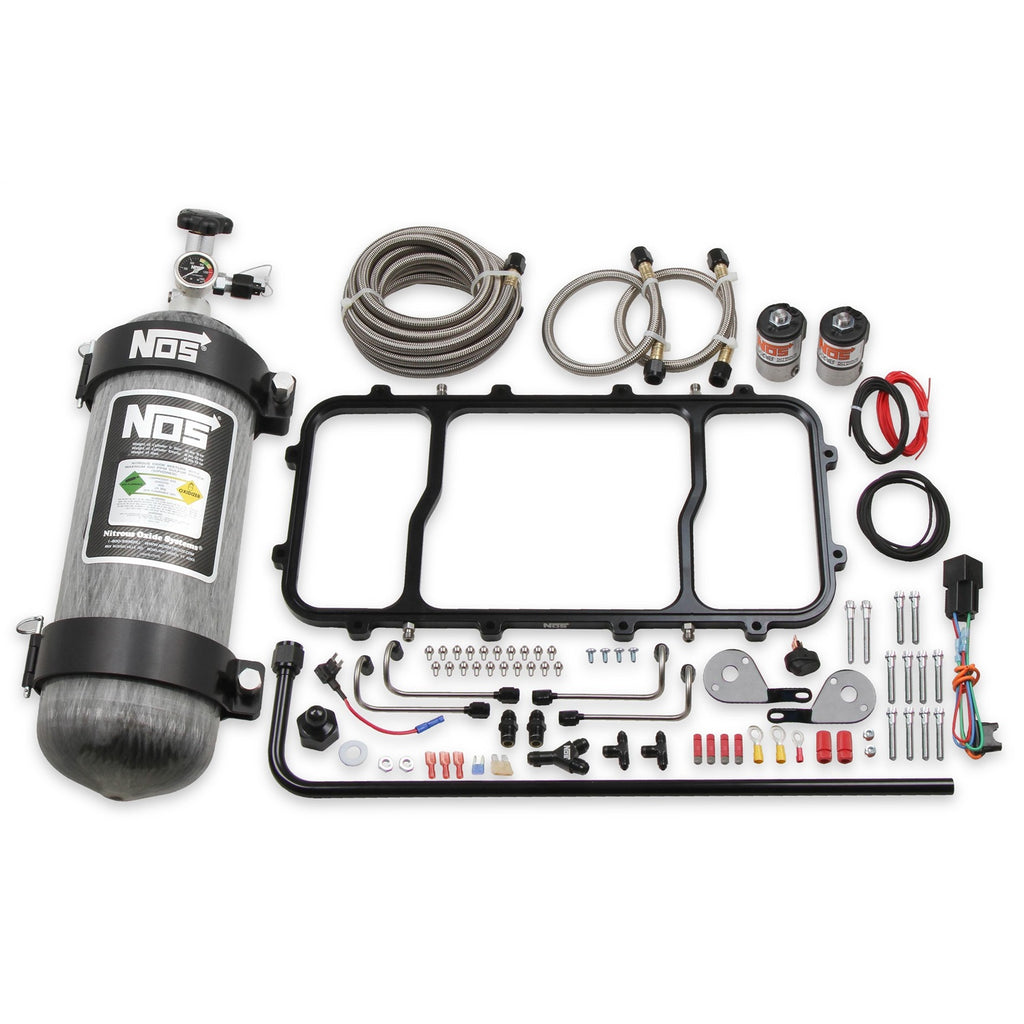 Dry-Nitrous-Plate-System-For-Holley-Ls-Hi-Ram-Intake-Manifold---Black
