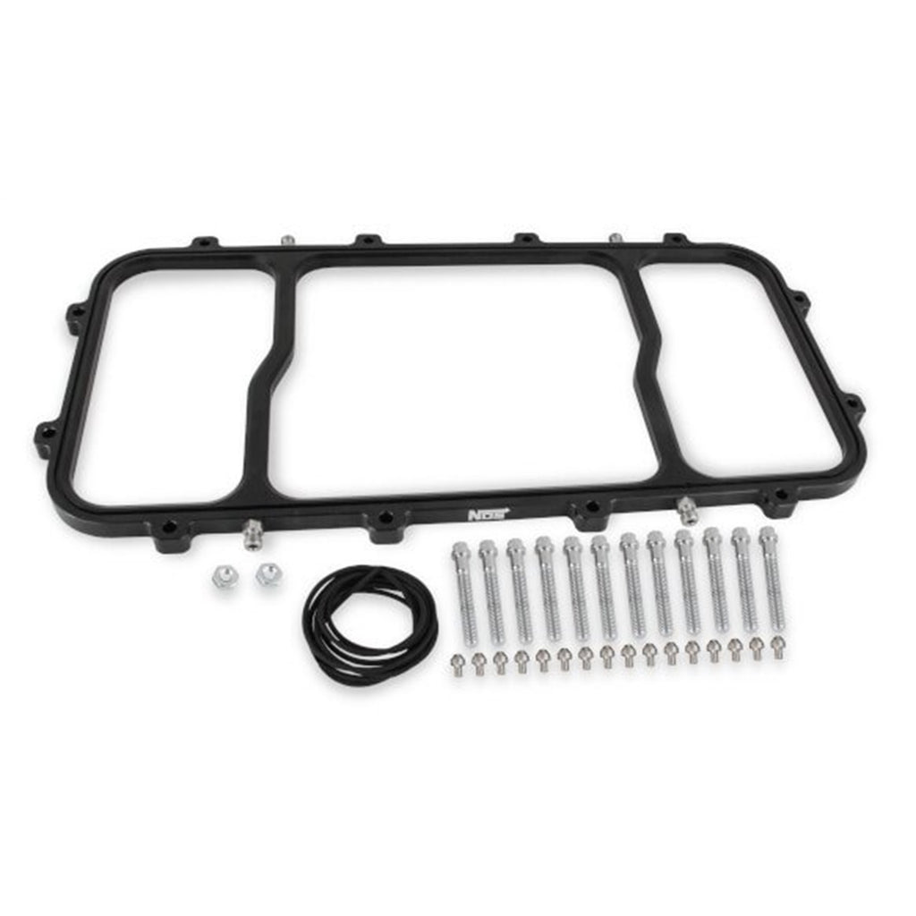 Dry-Nitrous-Plate-System-For-Holley-Ls-Hi-Ram-Intake-Manifold---Black