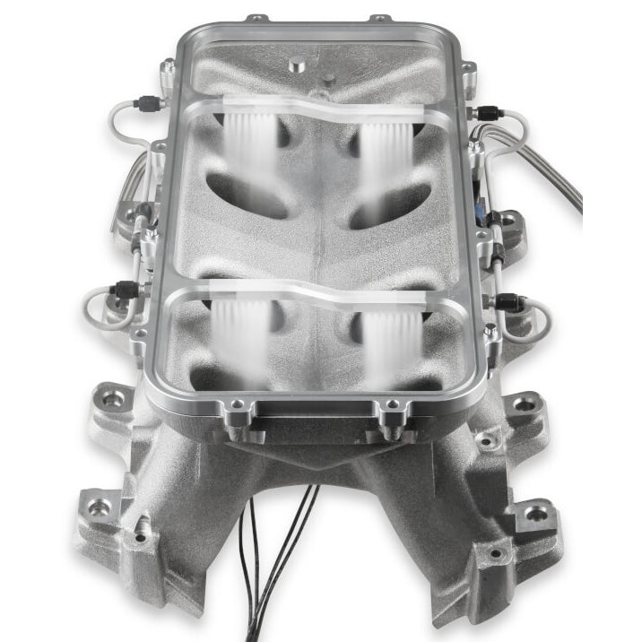 Dry-Nitrous-Plate-System-For-Holley-Ls-Hi-Ram-Intake-Manifold---Silver