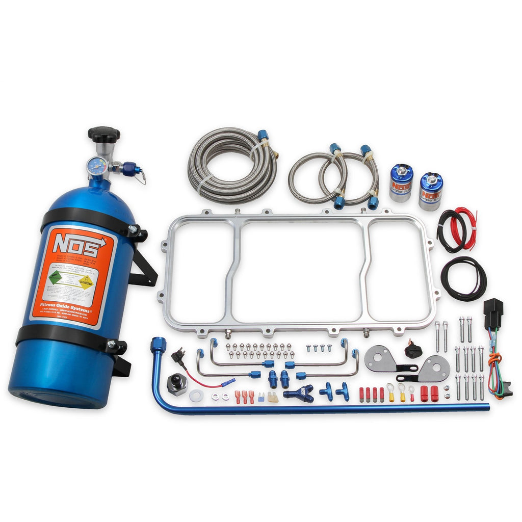Dry-Nitrous-Plate-System-For-Holley-Ls-Hi-Ram-Intake-Manifold---Silver