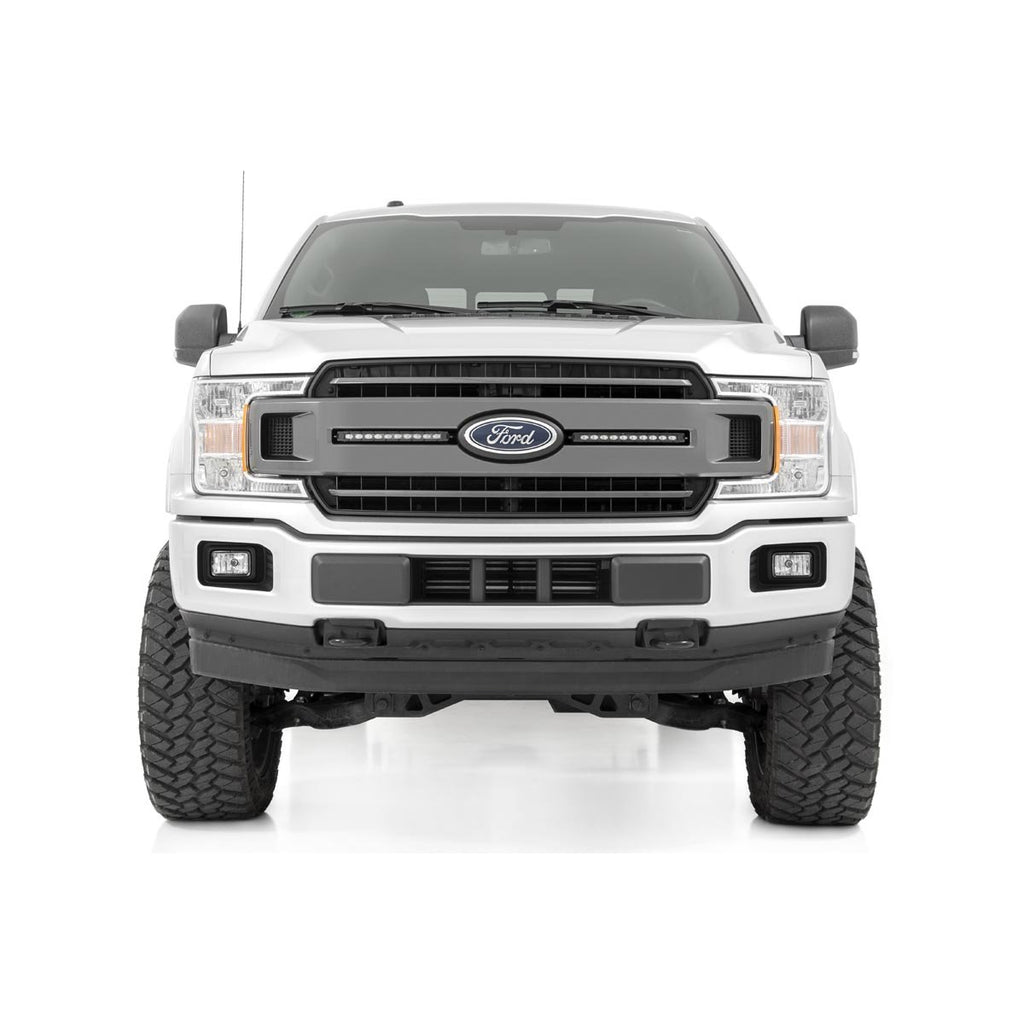 Dual-10-Inch-Led-Black-Series-Grille-Kit-18-20-F-150-Xlt-Rough-Country