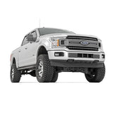 Rough Country 70809 Dual 10 Inch LED Chrome Series Grille Kit 18-20 F-150 XLT