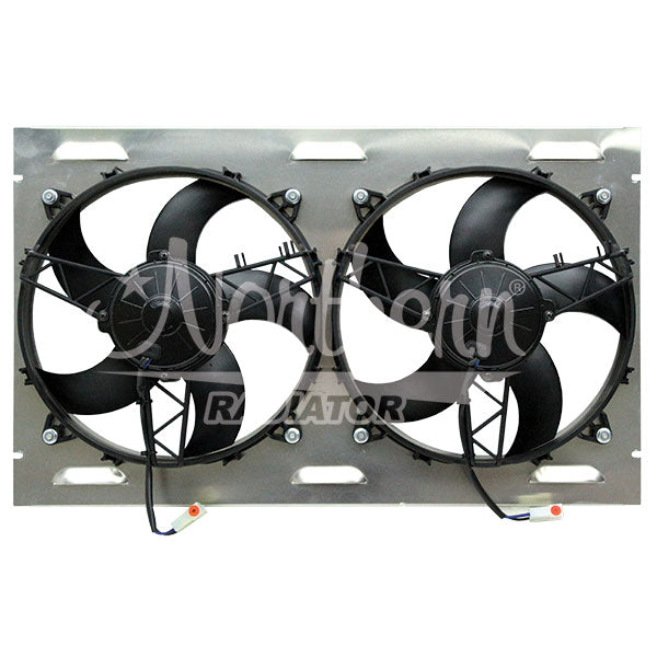 Dual-11In-High-Cfm-Elec-Fan--Shroud-Assembly