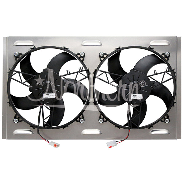 Dual-11In-High-Cfm-Fans--Shroud-Assm