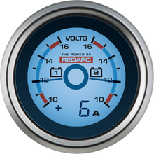 Load image into Gallery viewer, Dual-Battery-Voltage-Gauge-WOptional-Current-Display---52Mm