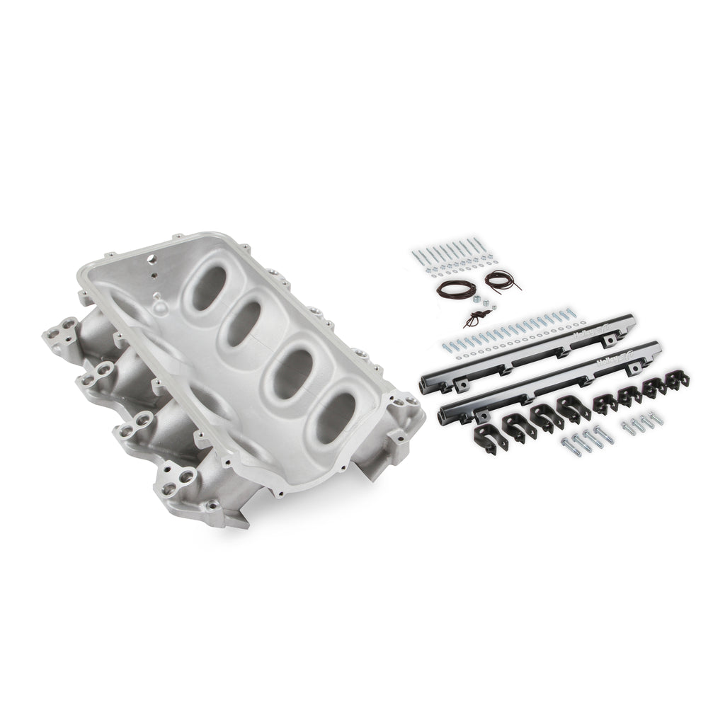 Dual-Fuel-Injector-Ls1-Ultra-Lo-Ram-Manifold-Base-Gm-Ls1Ls2Ls6