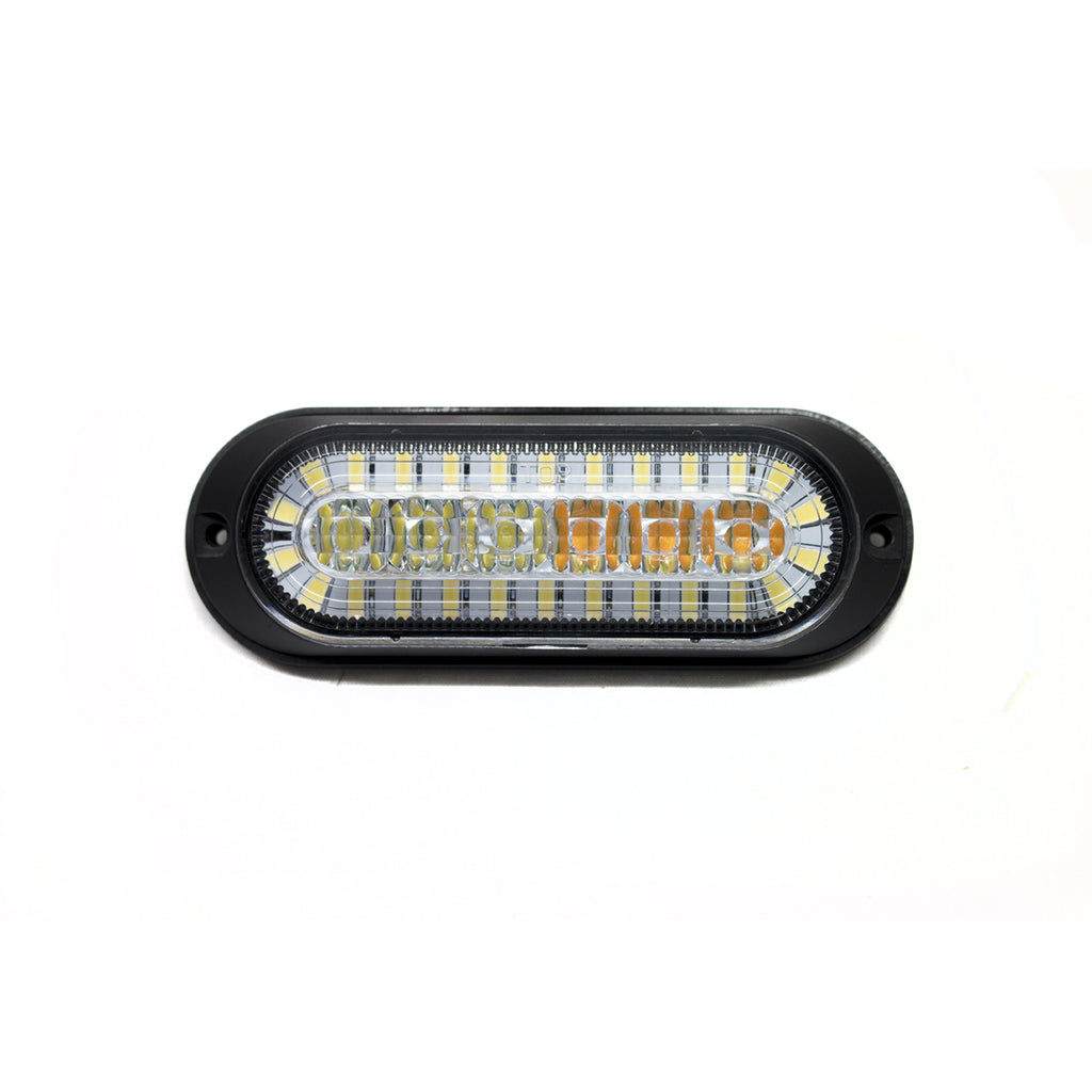 Dual-Function-Flush-Mount-Amber-Strobe-W-White-Drl
